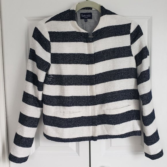 SPLENDID Monterey Striped Knit Jacket - Picture 2 of 12